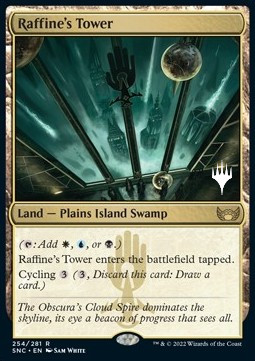 Raffines Tower (V.2) - Streets of New Capenna Promos 