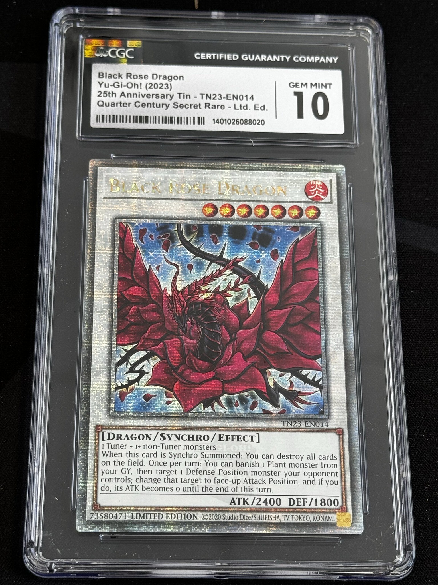 Black Rose Dragon - TN23 14 - English - CGC 10 