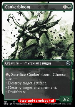 Cankerbloom (V.2) - Phyrexia All Will Be One Extras 