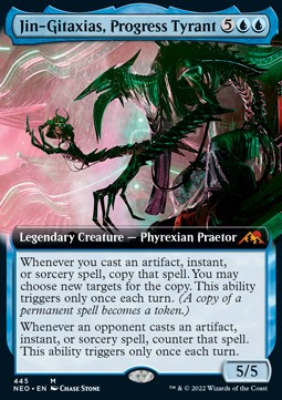 Jin Gitaxias Progress Tyrant (V.3) - Kamigawa Neon Dynasty Extras 