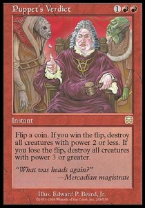 Puppets Verdict - Mercadian Masques 