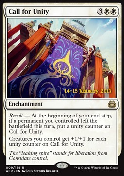 Call for Unity - Aether Revolt Promos 