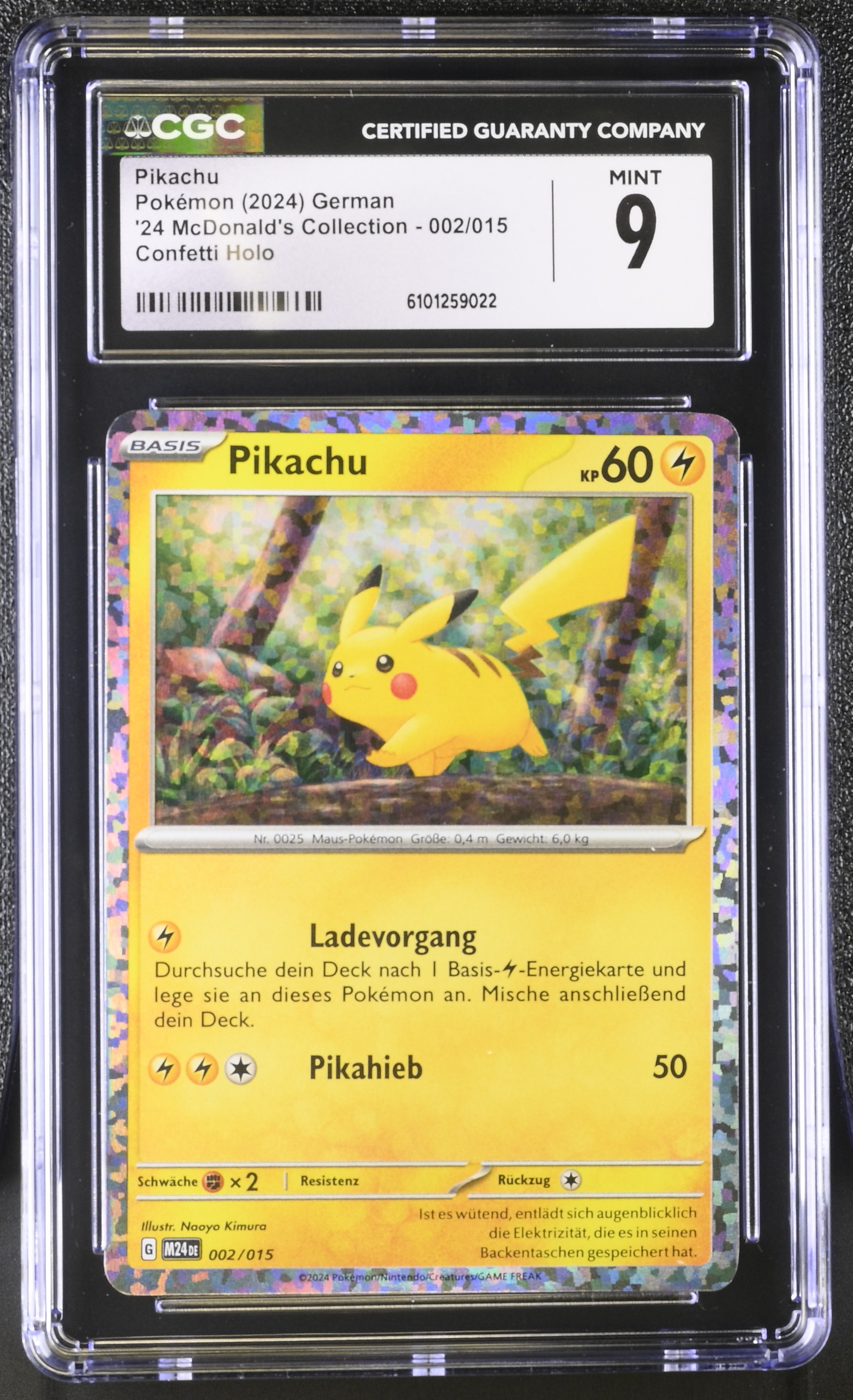 Pikachu - M24 2 - German - CGC 9 