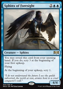 Sphinx of Foresight - Ravnica Allegiance 