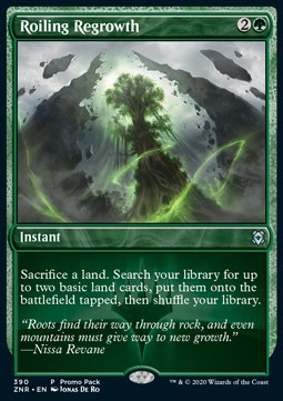 Roiling Regrowth - Zendikar Rising Promos 