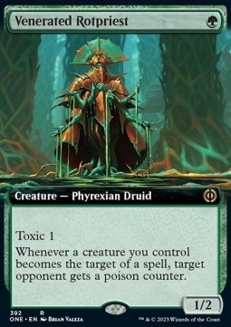 Venerated Rotpriest - Phyrexia All Will Be One Extras 