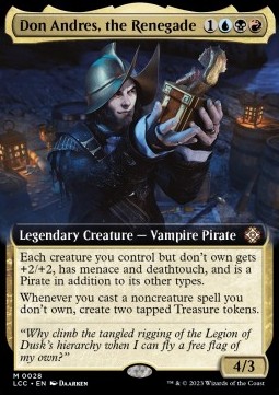 Don Andres the Renegade - Commander The Lost Caverns of Ixalan Extras