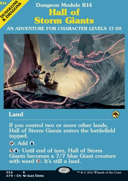 Hall of Storm Giants - Adventures in the Forgotten Realms Extras 