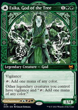 Esika God of the Tree The Prismatic Bridge - Kaldheim Extras
