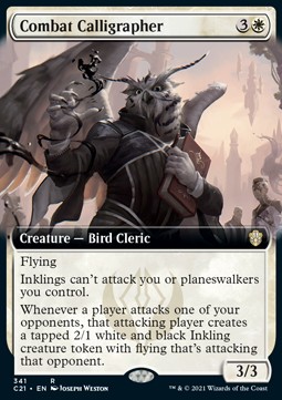 Combat Calligrapher - Commander Strixhaven Extras 