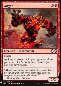 Anger - Mystery Booster 