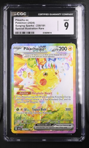 Pikachu ex - SSP 238 - English - CGC 9