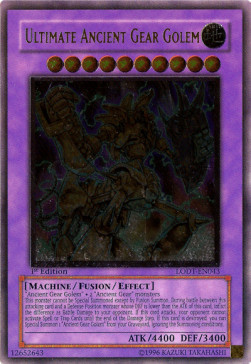 Ultimate Ancient Gear Golem (V.2 - Ultimate Rare) 