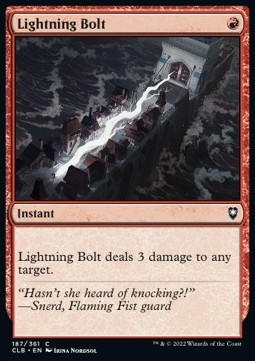 Lightning Bolt - Commander Legends Battle for Baldurs Gate