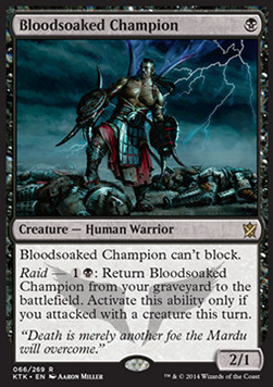 Bloodsoaked Champion - Khans of Tarkir