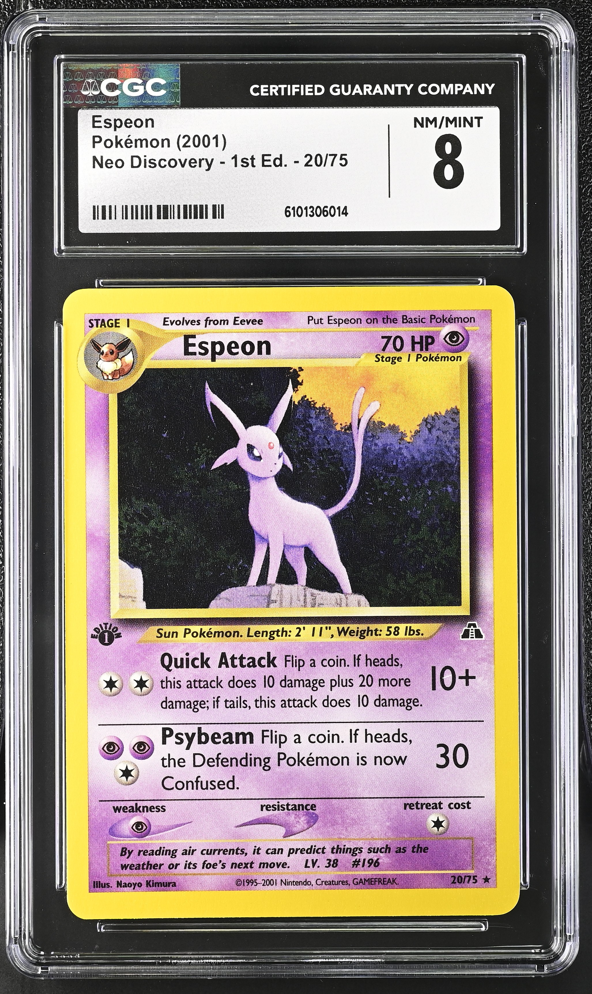 Espeon - NDI 20 - English - CGC 8 
