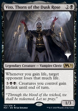 Vito Thorn of the Dusk Rose (V.1) - Core 2021 Promos 