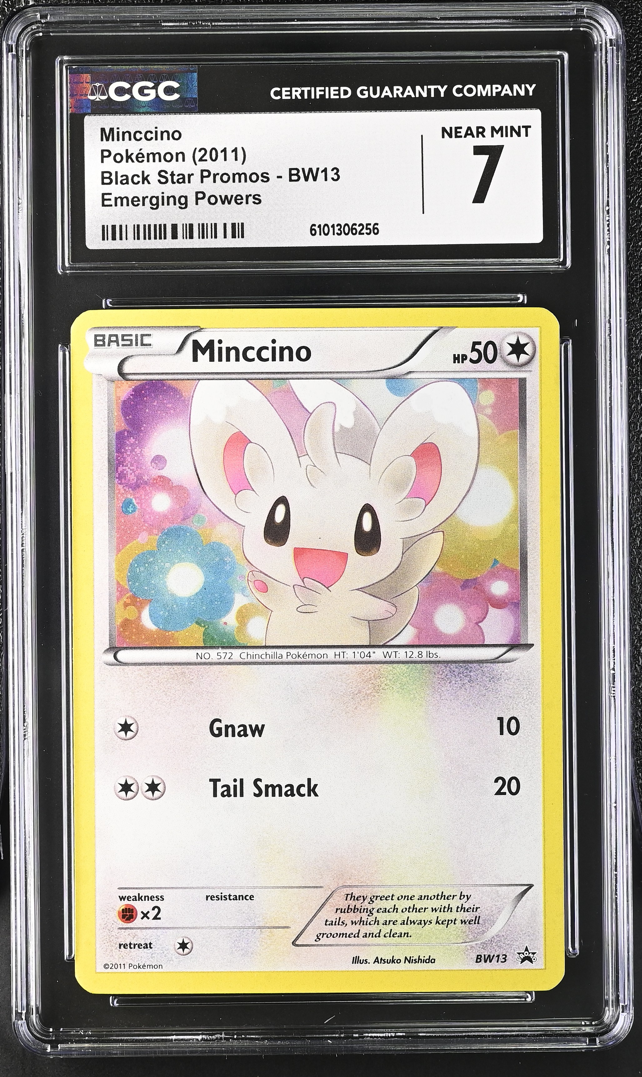 Minccino (Emerging Powers Blister) - BW 13 - English - CGC 7 