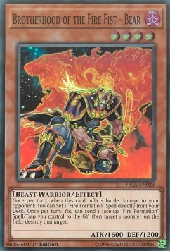 Brotherhood of the Fire Fist - Bear 
