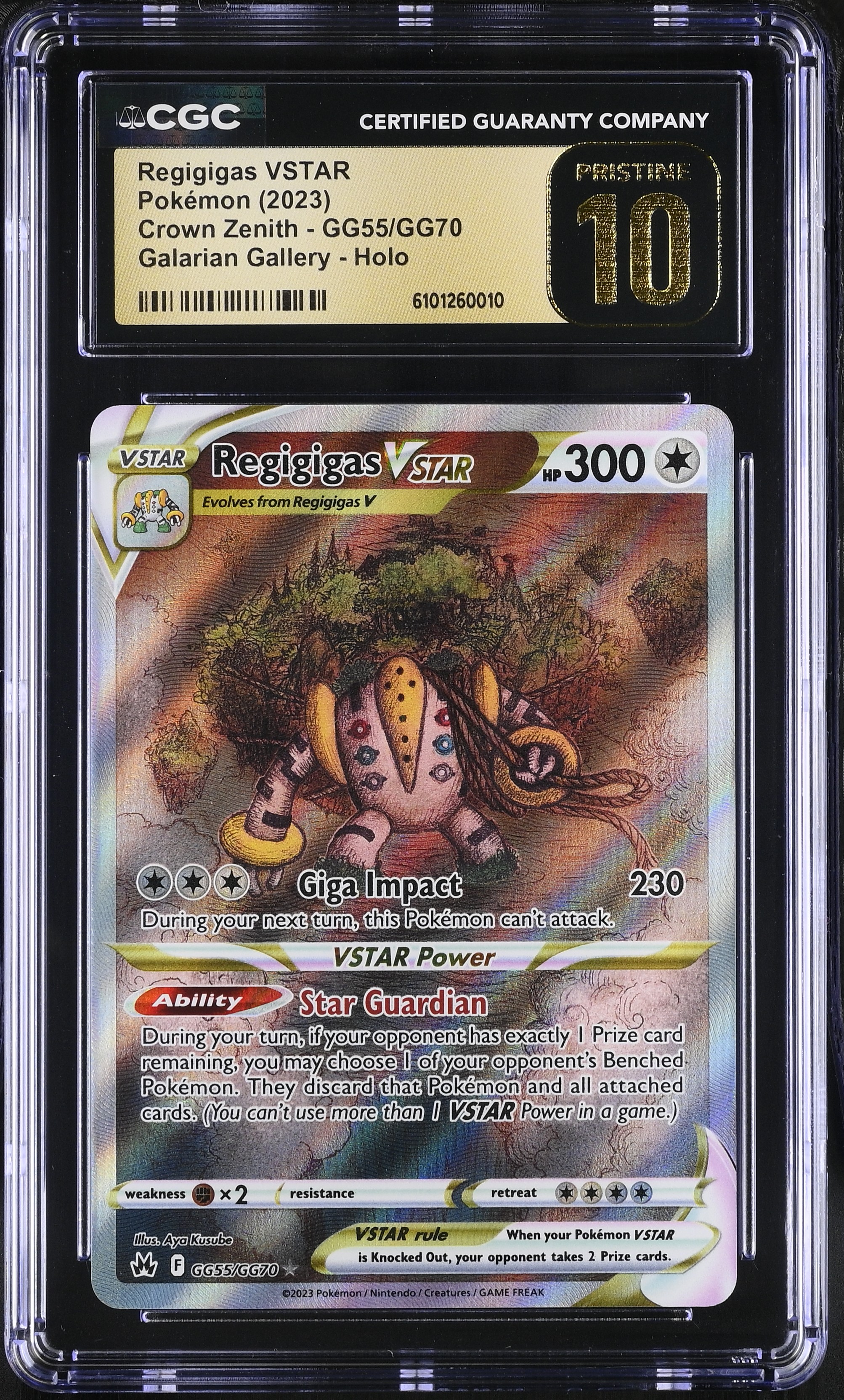 Regigigas VSTAR - CRZ 55 - English - CGC 10