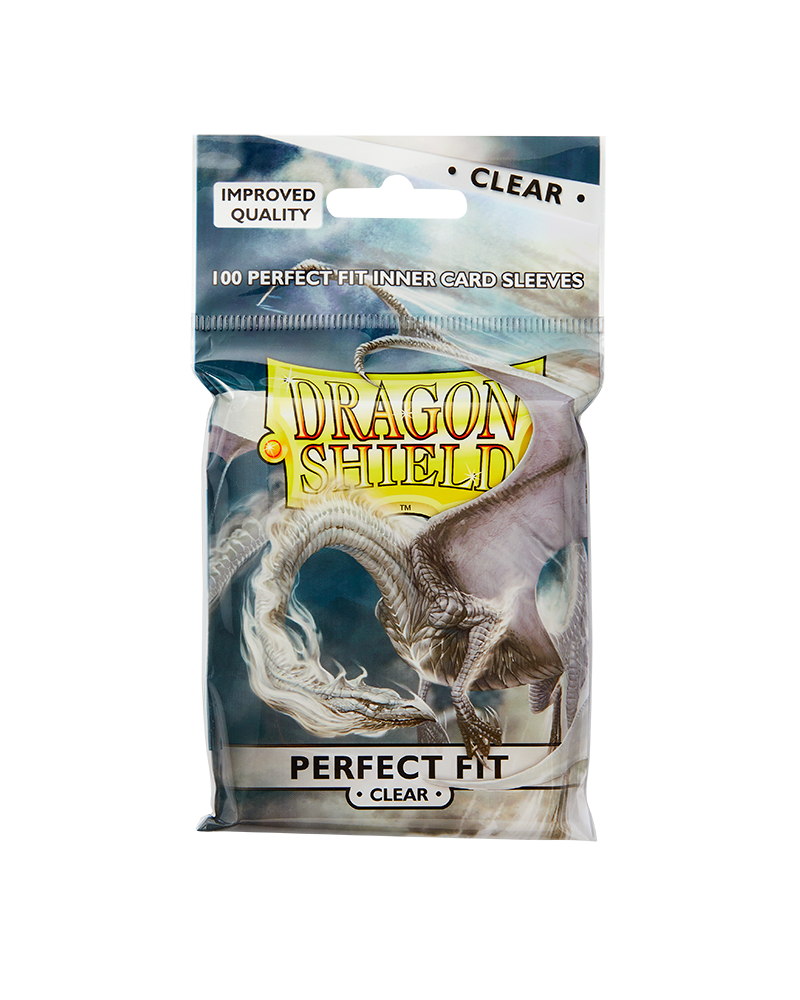 Dragon Shield Standard Sleeves Perfect Fit - Clear 