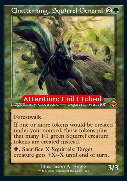 Chatterfang Squirrel General (V.3) - Modern Horizons 2 Extras
