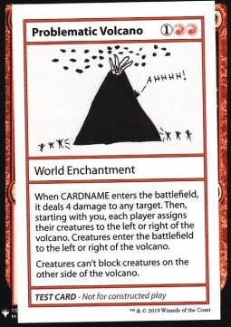 Problematic Volcano (V.1) - Mystery Booster Playtest Cards