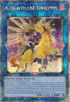 Knightmare Unicorn (V.12 Quarter Century Secret Rare)