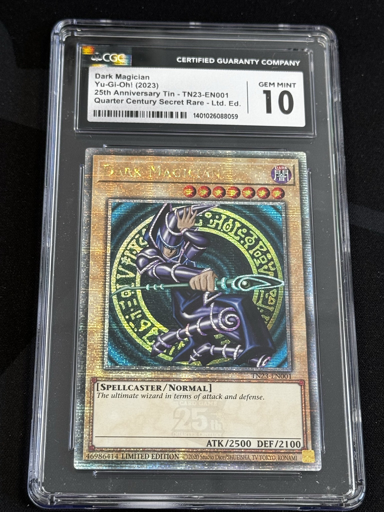 Dark Magician - TN23 1 - English - CGC 10 