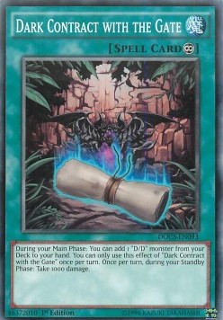 Dark Contract with the Gate 