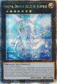Chasma Dragon Ruler of Auroras (V.2 Quarter Century Secret Rare) 