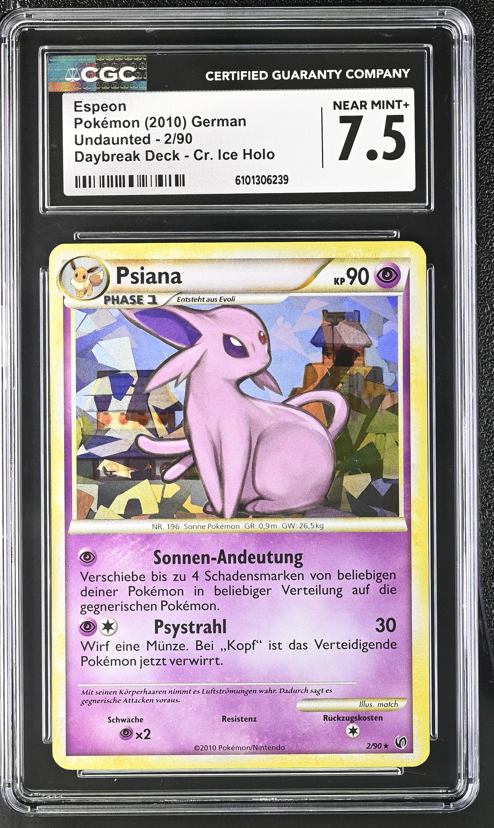 Espeon - UD 2 - German - CGC 7.5 