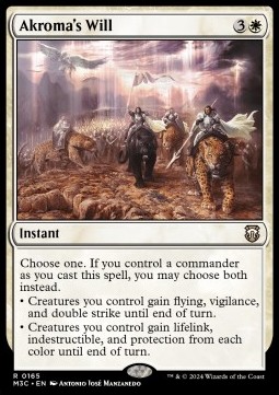 Akromas Will - Commander Modern Horizons 3 