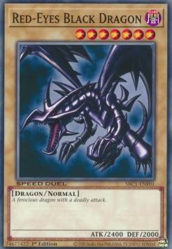 Red Eyes Black Dragon (V.1 Common) 