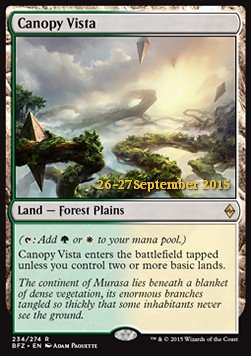 Canopy Vista - Battle for Zendikar Promos 