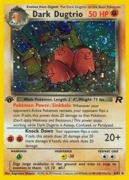 Dark Dugtrio (Holo) 