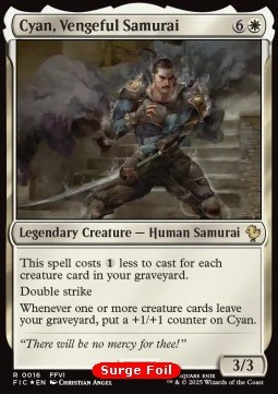 Cyan Vengeful Samurai 