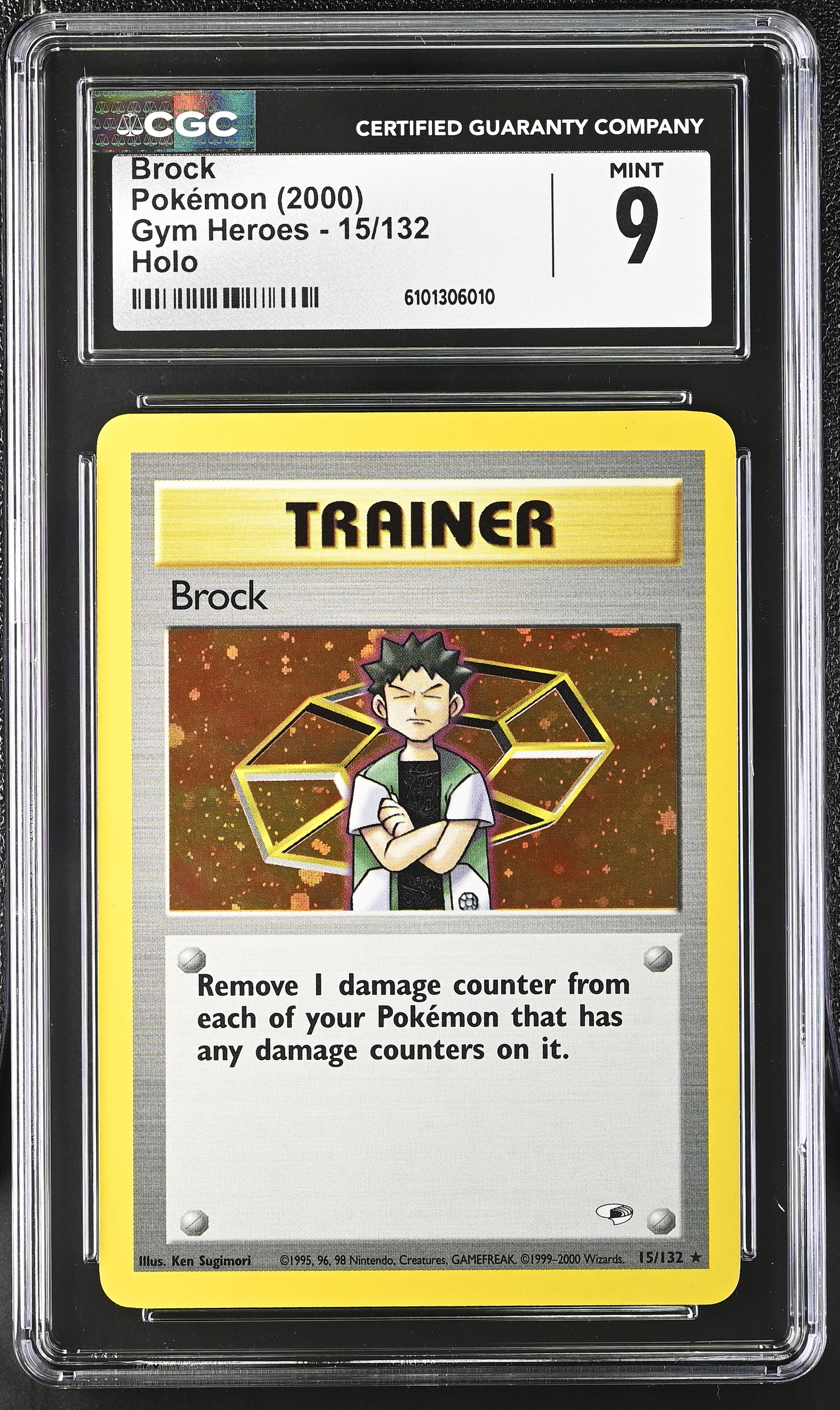 Brock (Holo) - GH 15 - English - CGC 9 