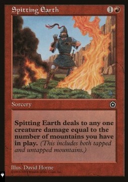 Spitting Earth 