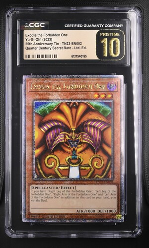 Exodia the Forbidden One - TN23 2 - English - CGC 10.5 