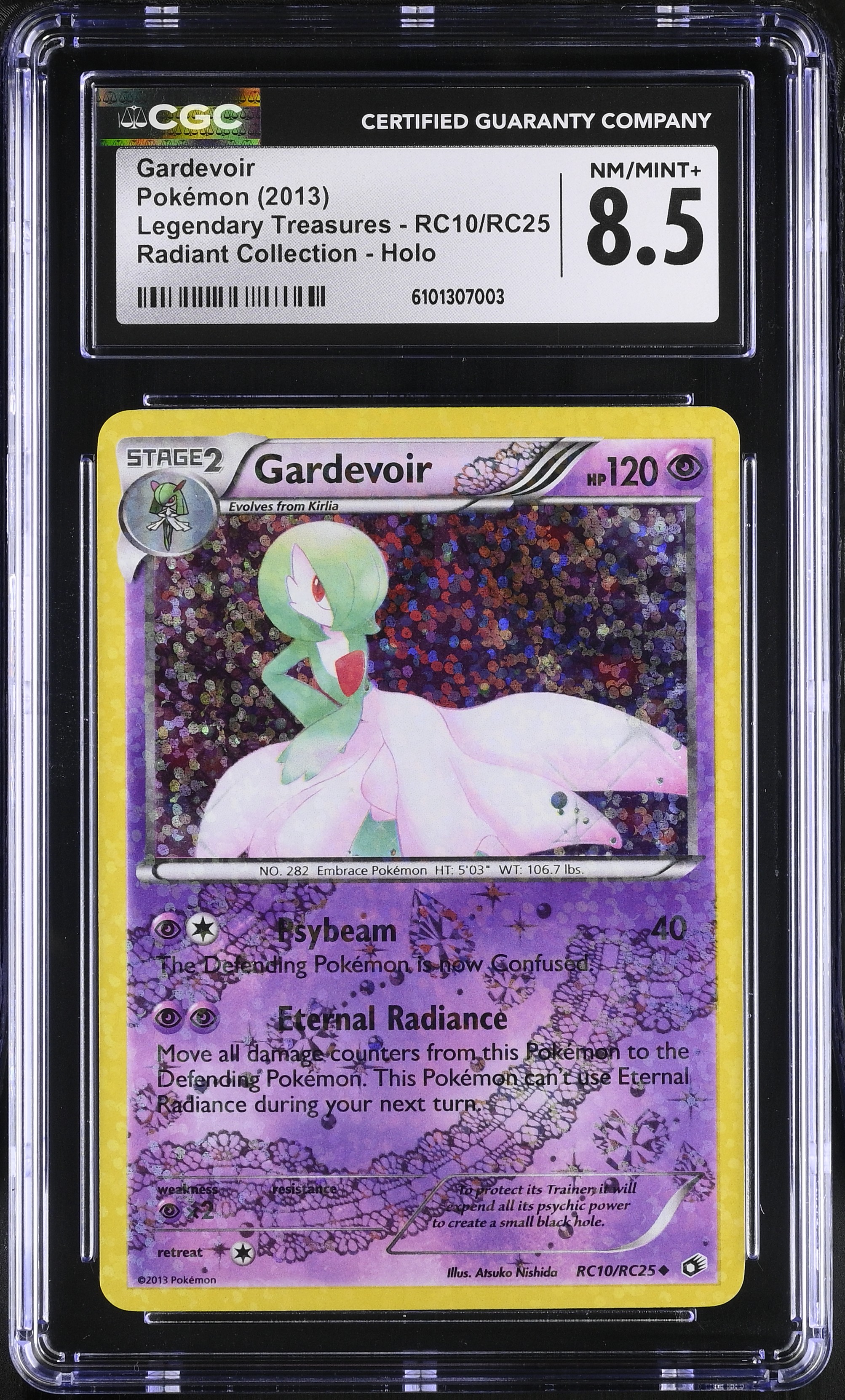 Gardevoir (Radiant Collection) - LTR 10 - English - CGC 8.5 