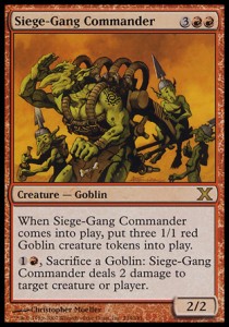 Siege Gang Commander - Tenth Edition 