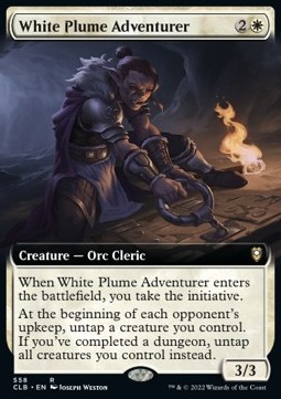 White Plume Adventurer - Commander Legends Battle for Baldurs Gate Extras 
