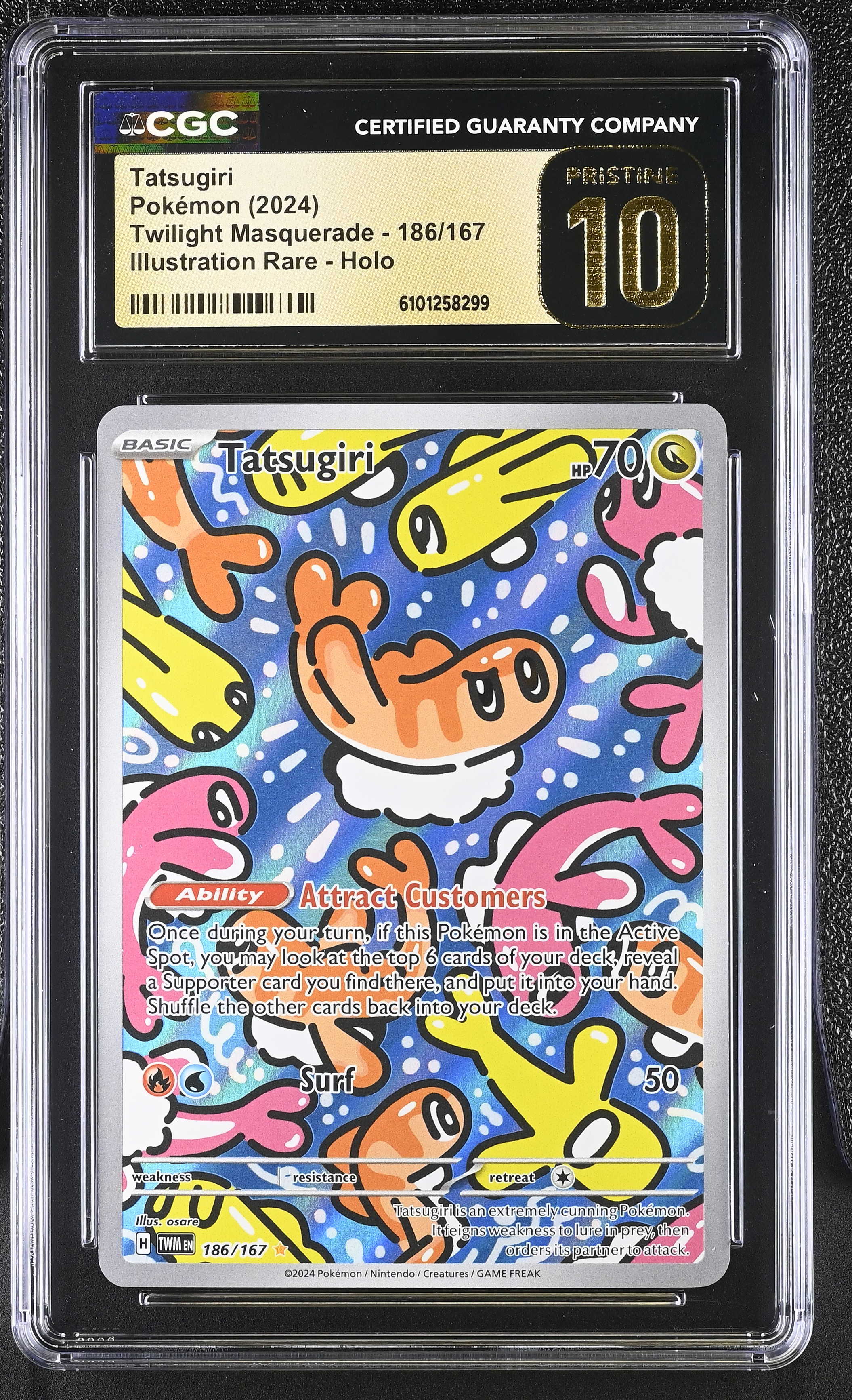 Tatsugiri - TWM 186 - English - CGC 10 