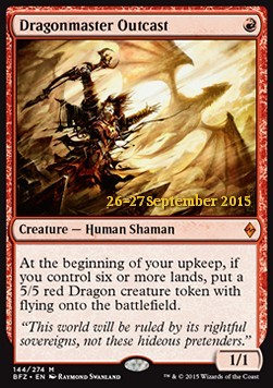 Dragonmaster Outcast - Battle for Zendikar Promos 
