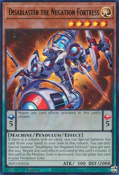 Disablaster the Negation Fortress (V.1 Ultra Rare) 