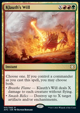 Klauths Will - Commander Adventures in the Forgotten Realms 