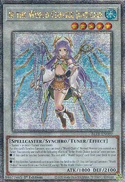 Ib the World Chalice Justiciar (V.2 Quarter Century Secret Rare) 