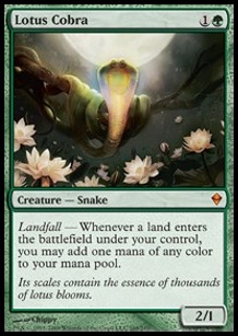 Lotus Cobra - Zendikar