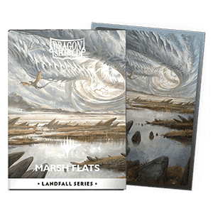 100 Dragon Shield Sleeves Matte Dual Landfall Series Marsh Flats 
